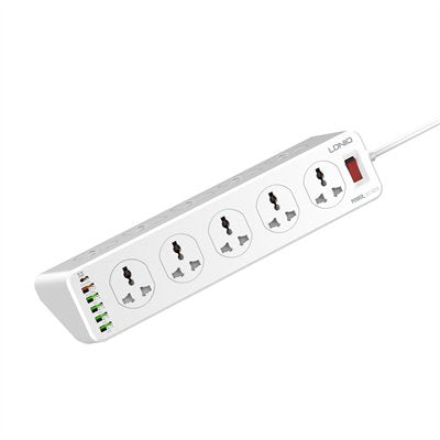 LDNIO SC10610 2500W 10Ports Universal Power Socket EU Plug