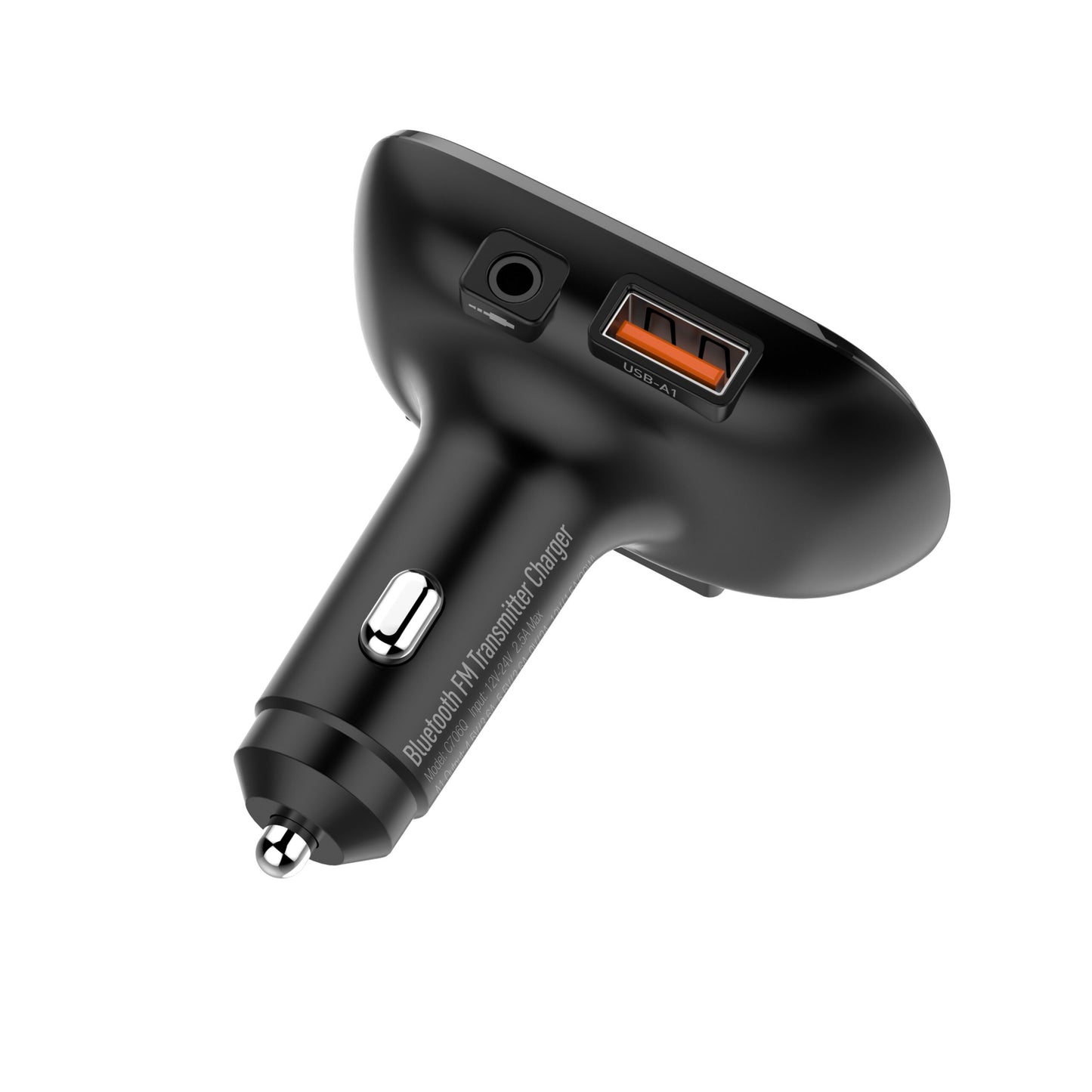 LDNIO C706Q 25W 6-Port USB Car Charger With Bluetooth, Quick Charge 3.0 & Led Display