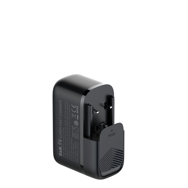 LDNIO Q366 GaN 65W USB-C universal travel fast charger adapter for Iphone and andriod