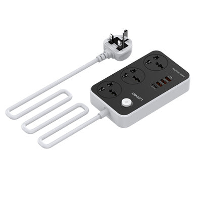 LDNIO SC3412 2500W 3Ports Universal Power Strip EU Plug