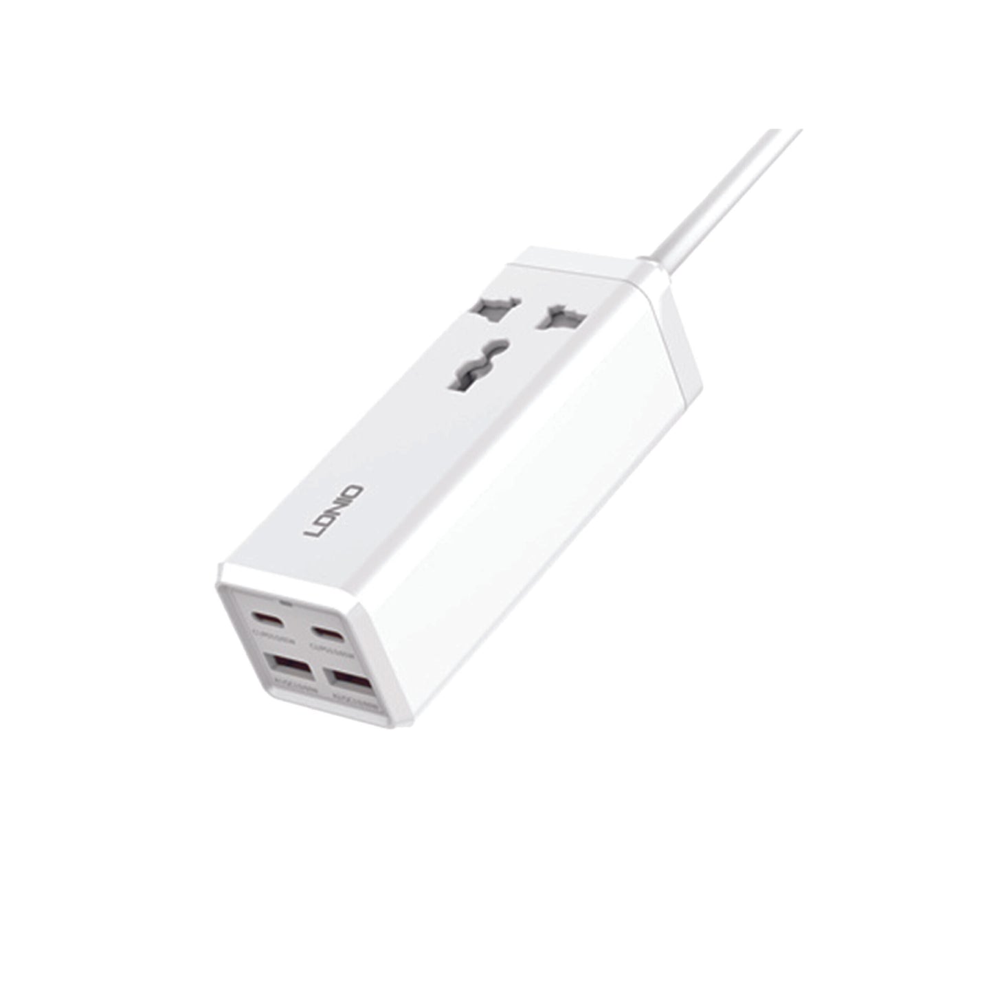 LDNIO SC1418 65W Multifunction Chargers with Type C and USB Ports Power Strip