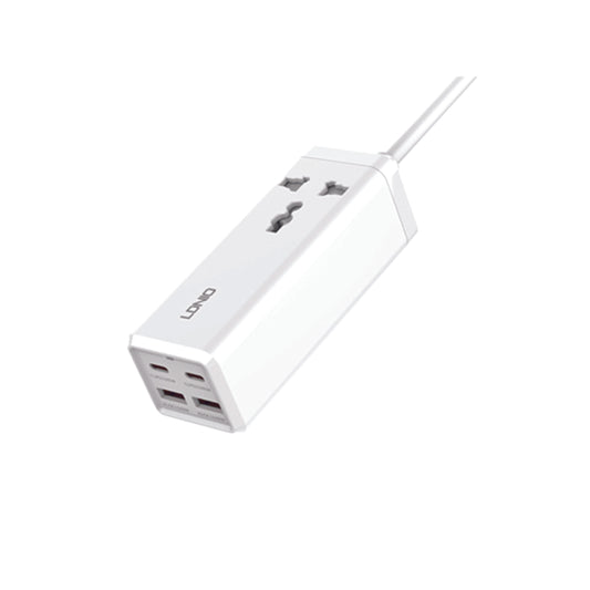 LDNIO SC1418 65W Multifunction Chargers with Type C and USB Ports Power Strip